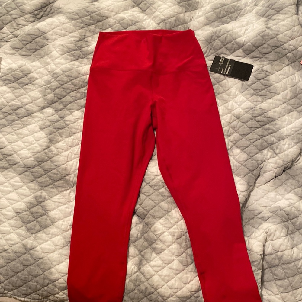 NWT red leggings